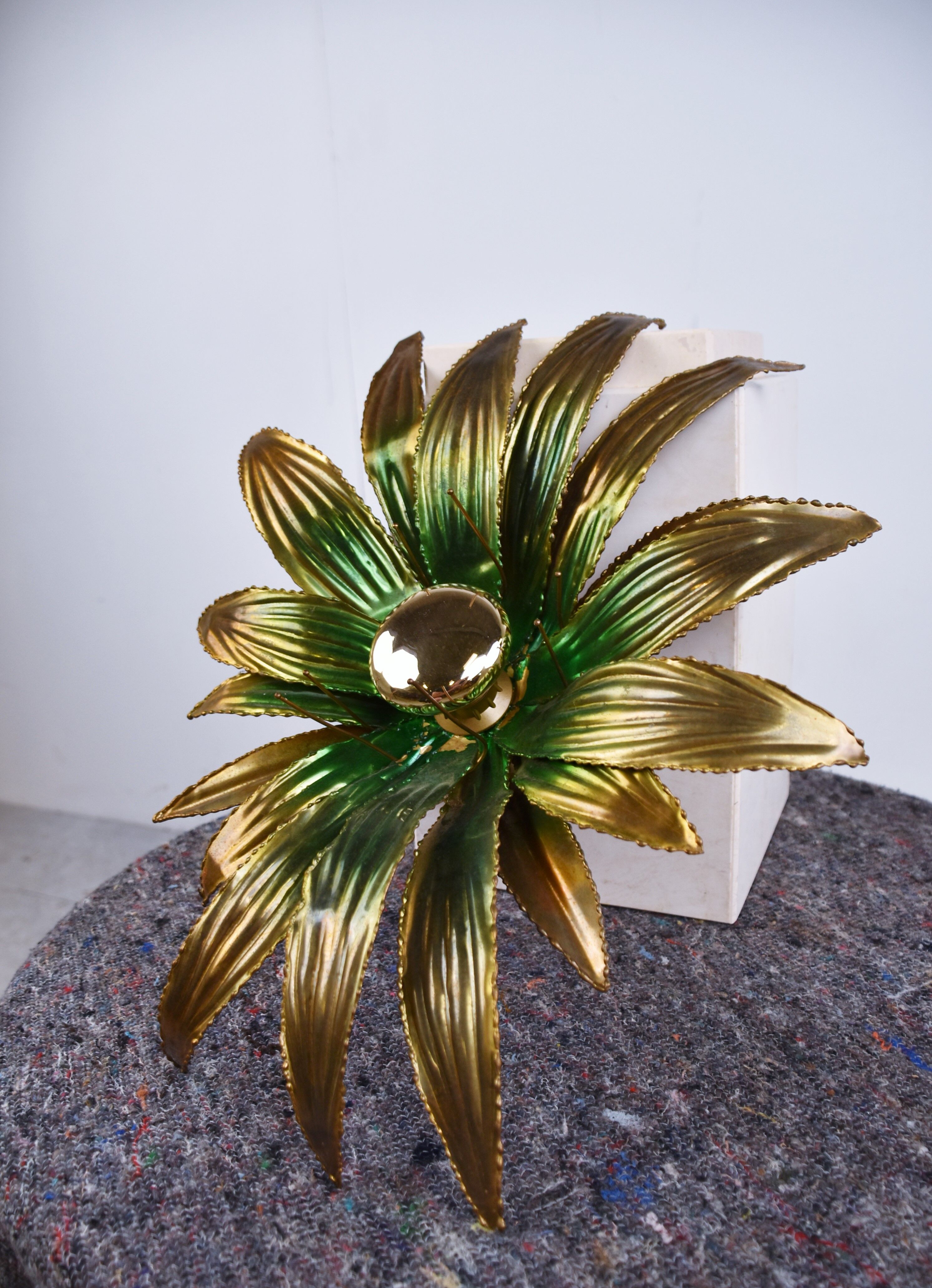 Flower wall lamp, 1970s