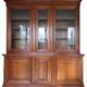 Solid wood bookcase, Louis Philippe style bookcase in cherry wood