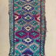 Small vintage turkish rug 91x52 cm, short runner, tribal, shabby, mini carpet