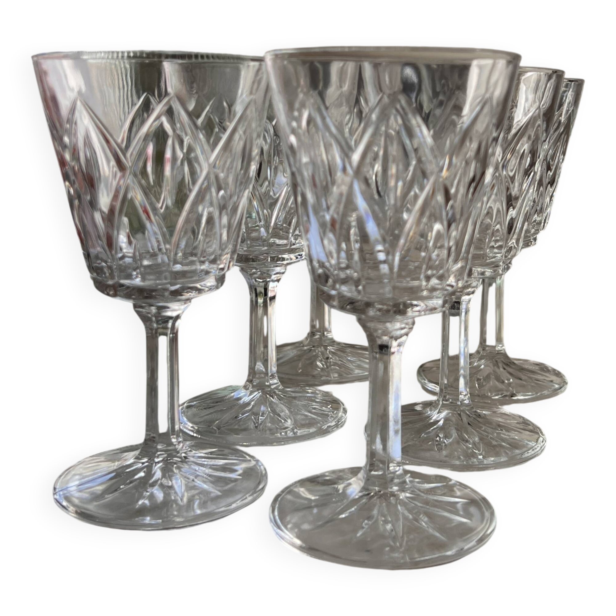 Lot de 6 verres à eau VMC de Reims
