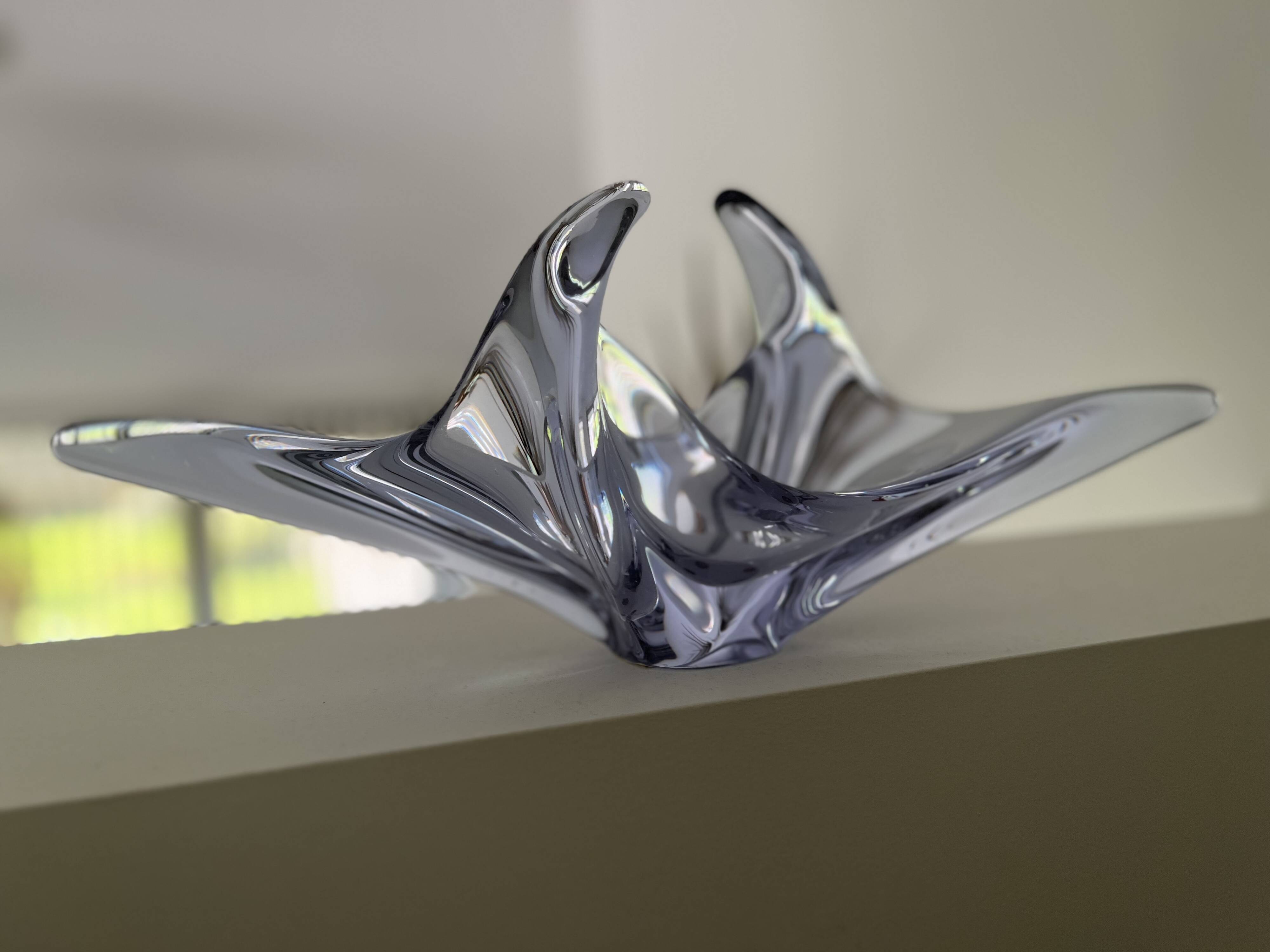Centrepiece from the Val-St-Lambert Crystal Works