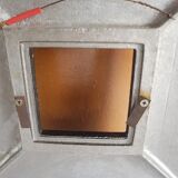 Black square metal design frame