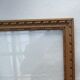 Cadre ancien bois clair, sculpté, vitré,pour sujet 204 x 234 mm