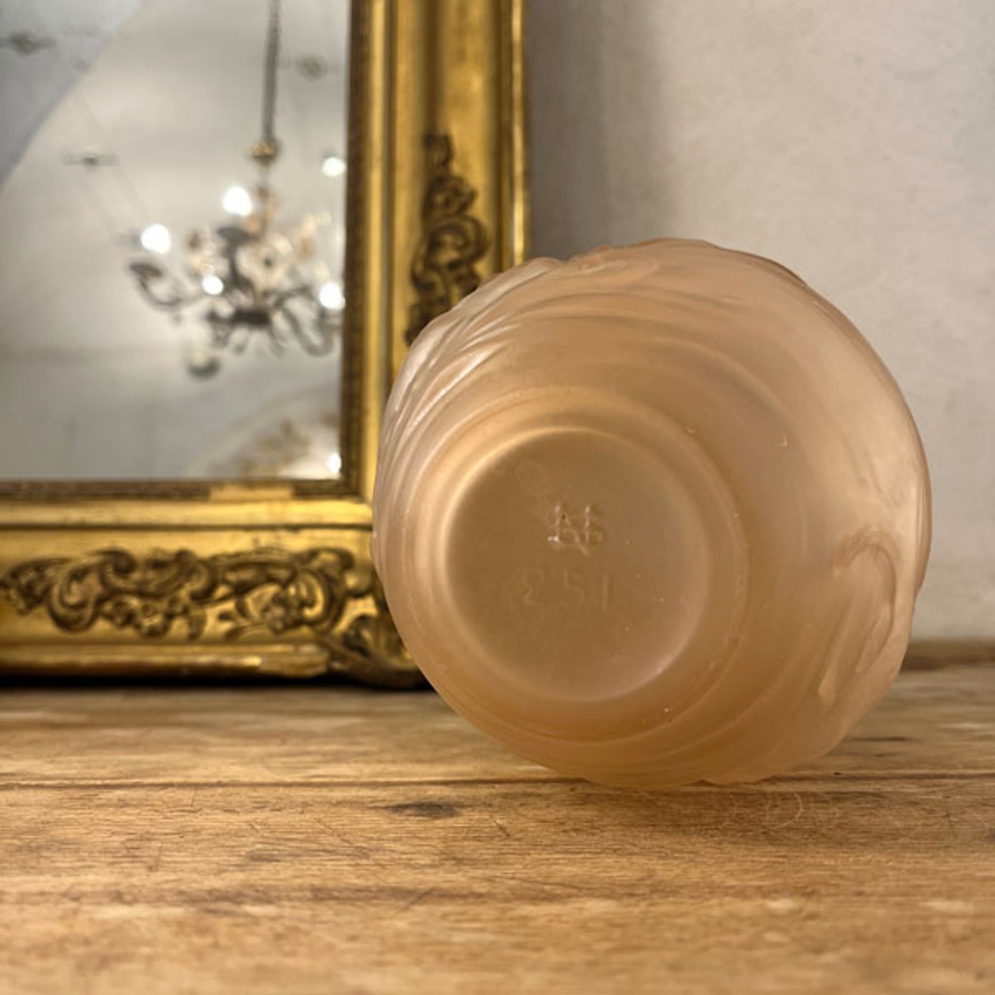 Vase Art Déco rose, Souchon Neuvesel