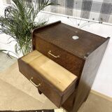 Vintage Scandinavian chiffonnier inclined drawers