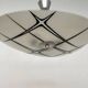 Mid-century design glass pendant by Napako, Czechoslovakia, 1970s.