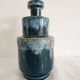 Vase vintage à étages aux émaux bleus