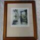 two framed photographs Giverny Alan Blaustein