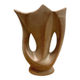 1930s ceramic tulip vase