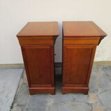 Louis-Philippe style bedside pair