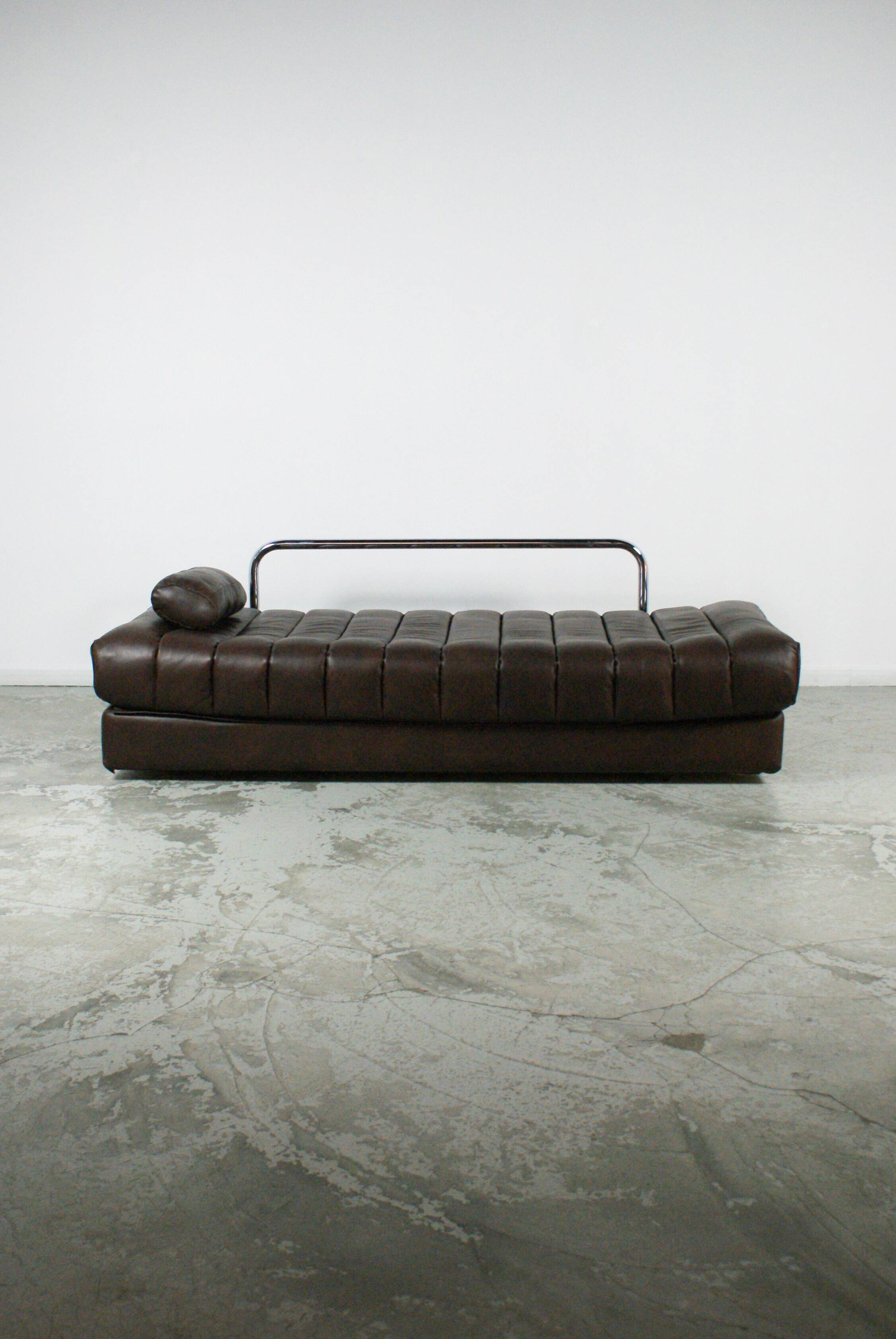 DS-85 Vintage Brown Leather Sofa by De Sede