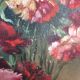Suite of 2 old still lifes, painting on canvas, flowers