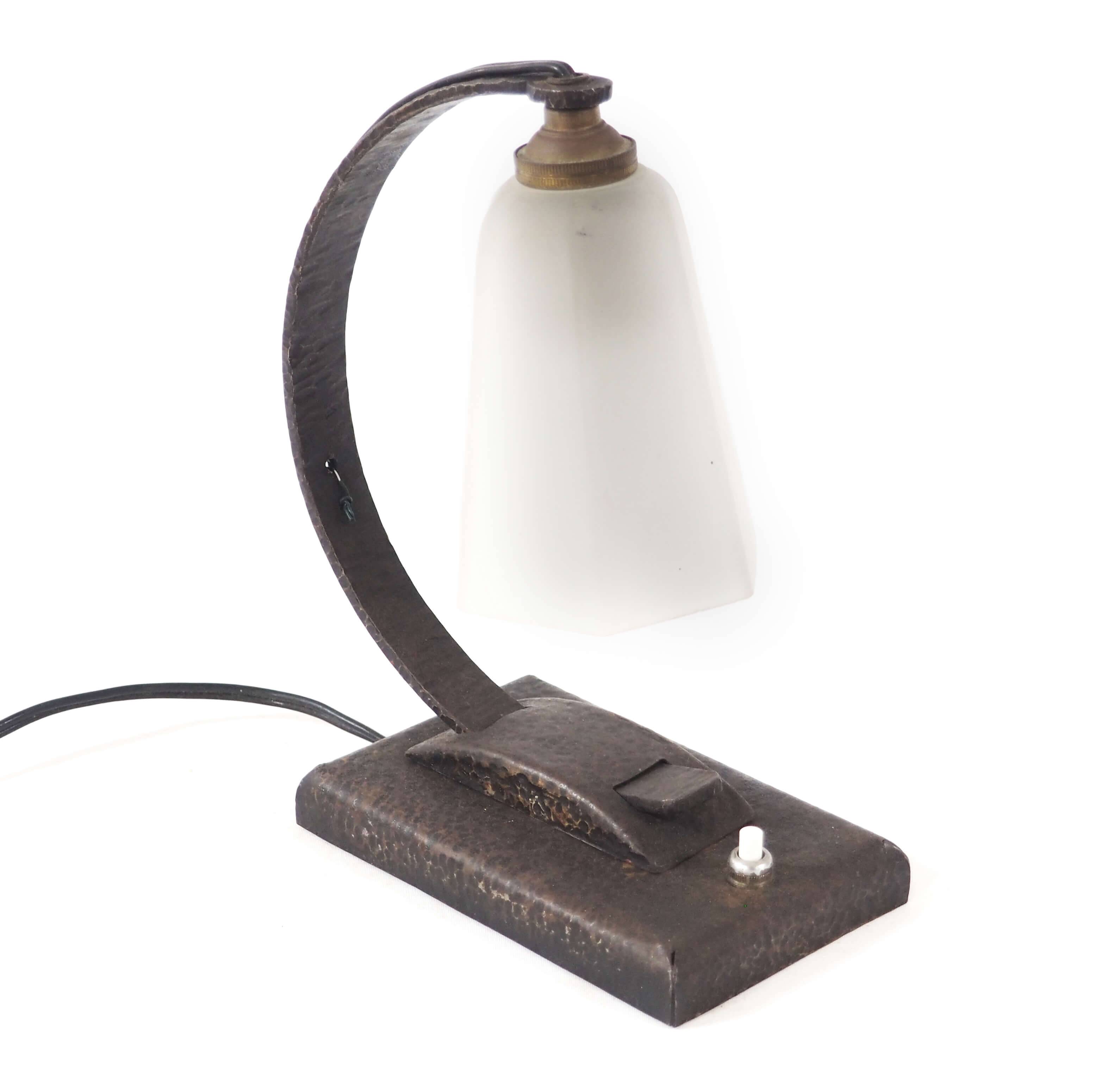 Art Deco bedside lamp