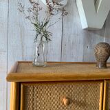 Rattan dresser