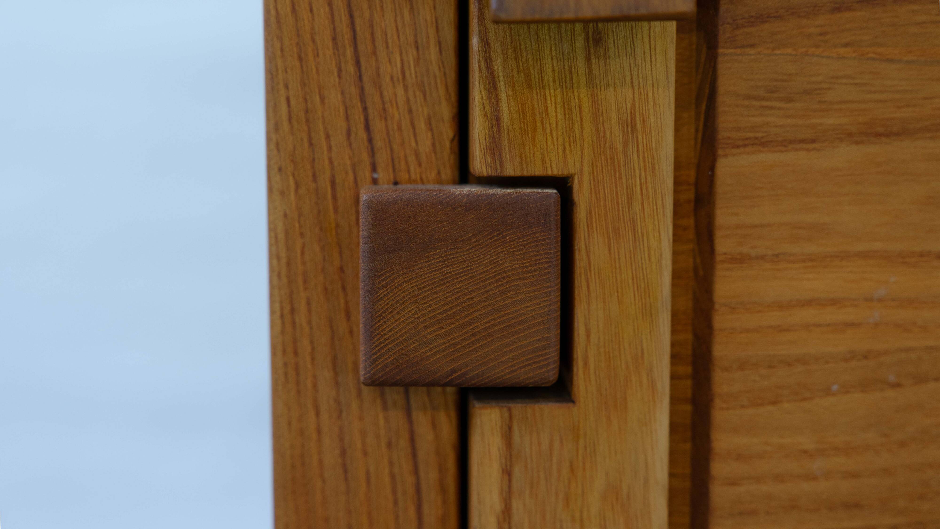 Sideboard Model R09 by Pierre Chapo in solid elm