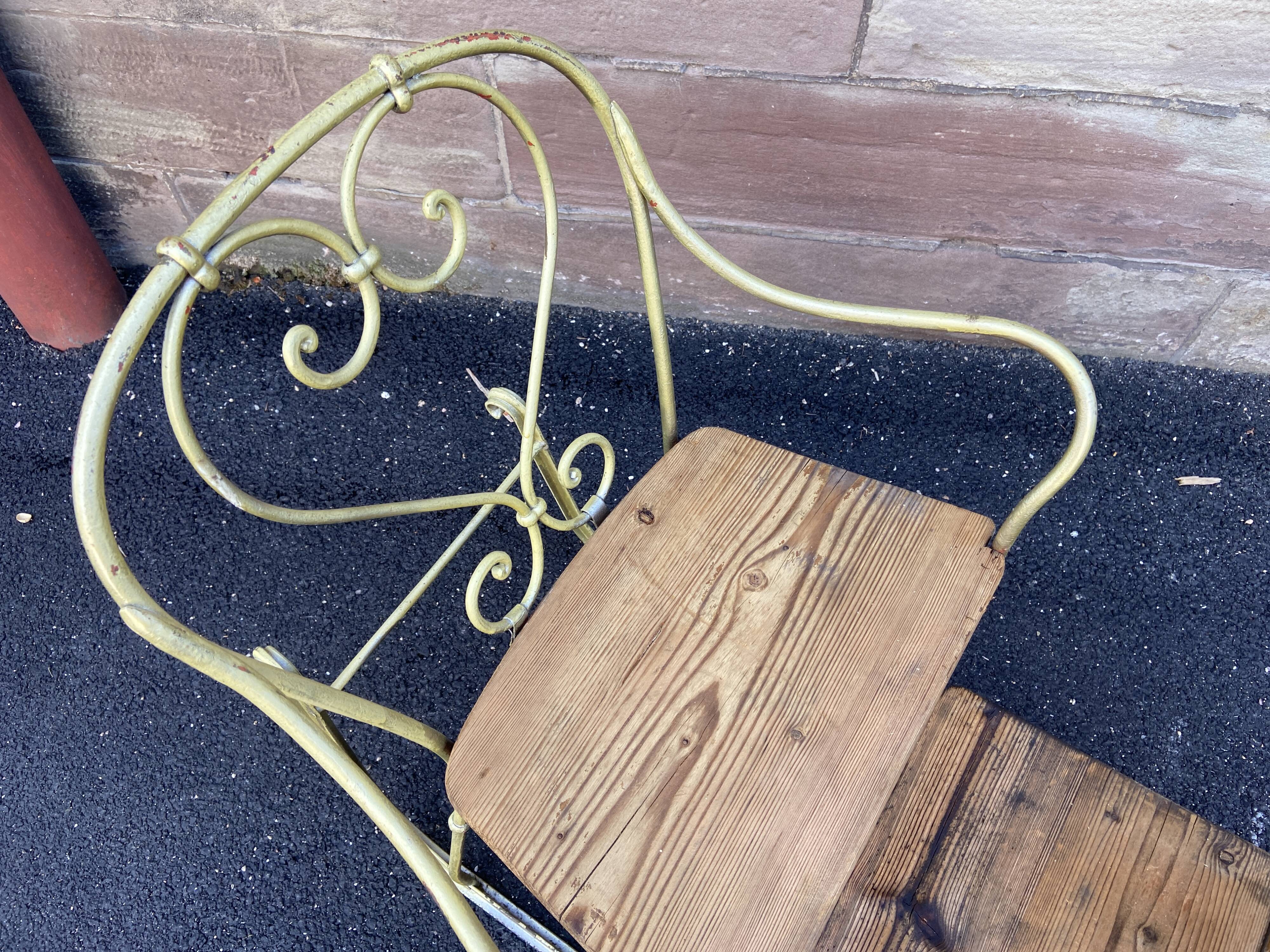 Sled double sled alsace 1900s