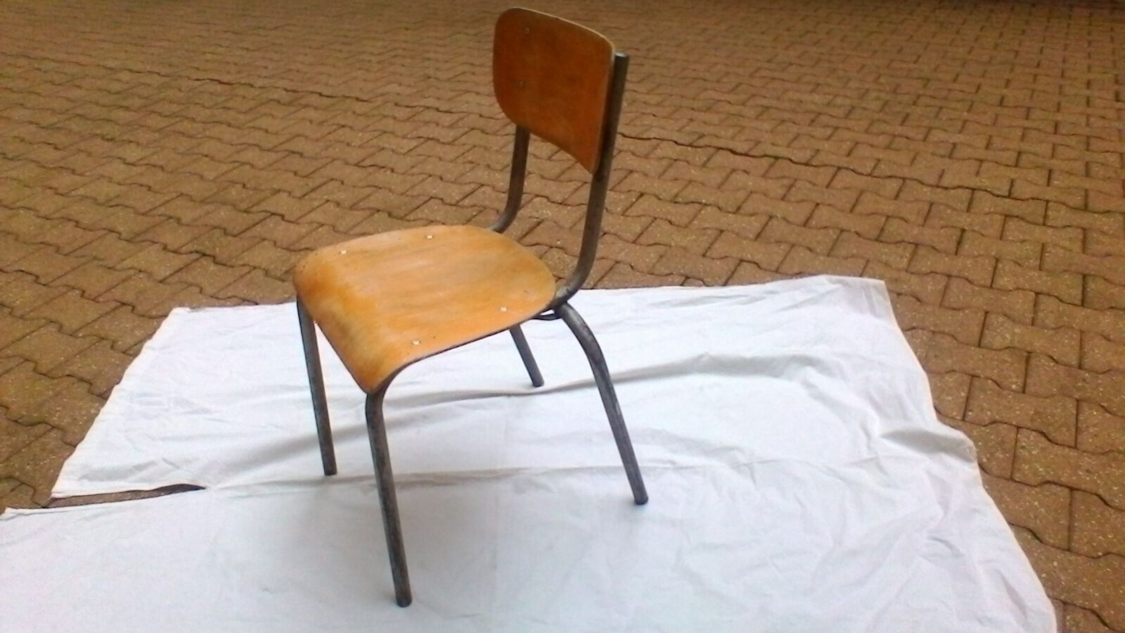 Vintage school chair