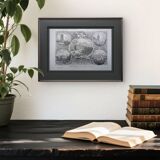 The main cities of the North, vintage engraving, printed in 1883.