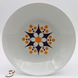 6 hollow plates in bohemian porcelain, 1970s, TK Thun -Czechoslovakia