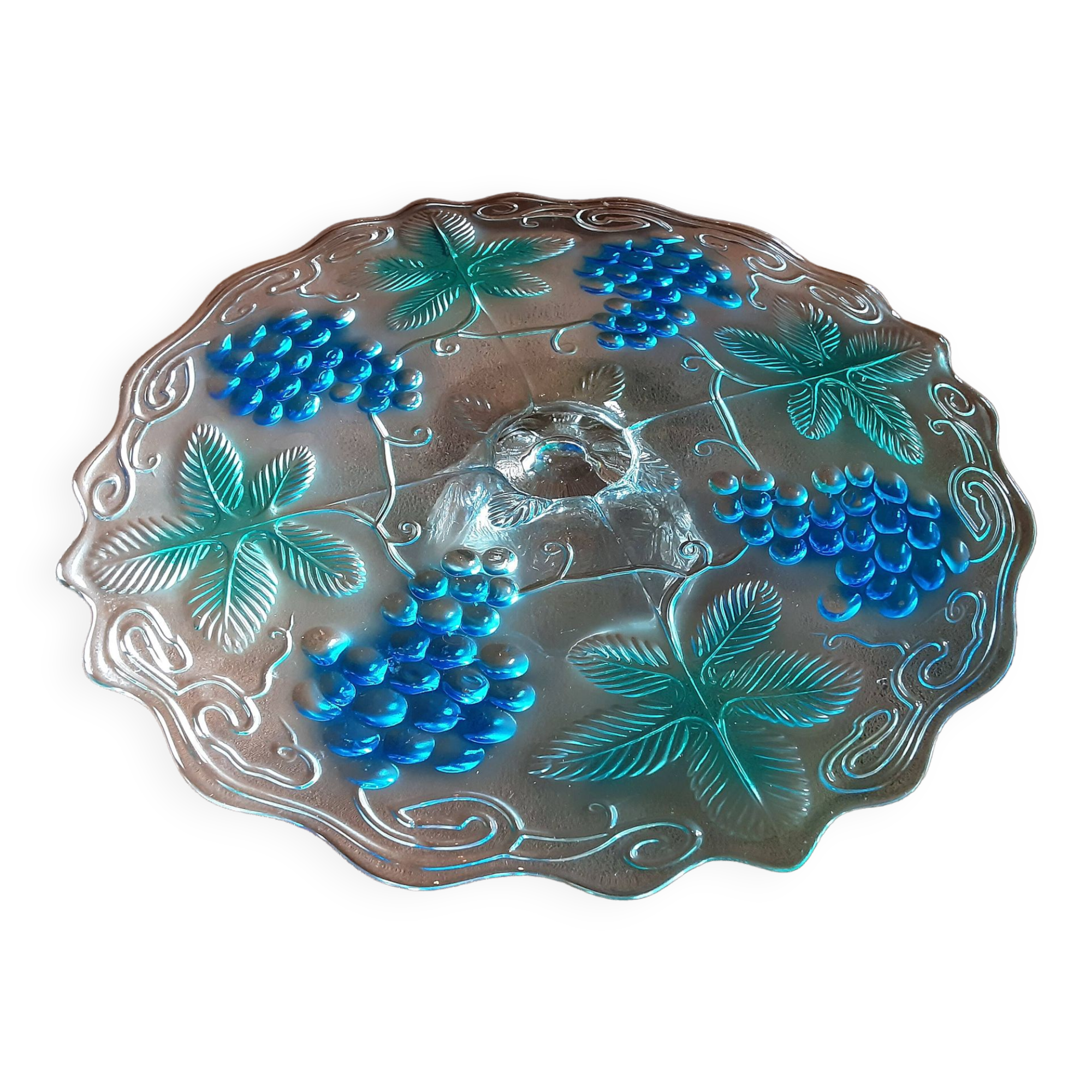 Crystal pedestal dish