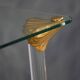 Vintage brass and lucite serving trolley, France 1960s