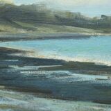 Jacques Zadig, Scandinavian Modern Landscape, Oil on Canvas, Framed