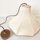 Suspension en tissu beige et marron