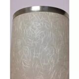 Lampe de sol 1970, 2 feux, verre blanc