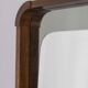 Miroir en bois et verre fumé, Italie années 60