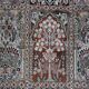 Handmade Indian Kashmiri silk rug 196x122cm