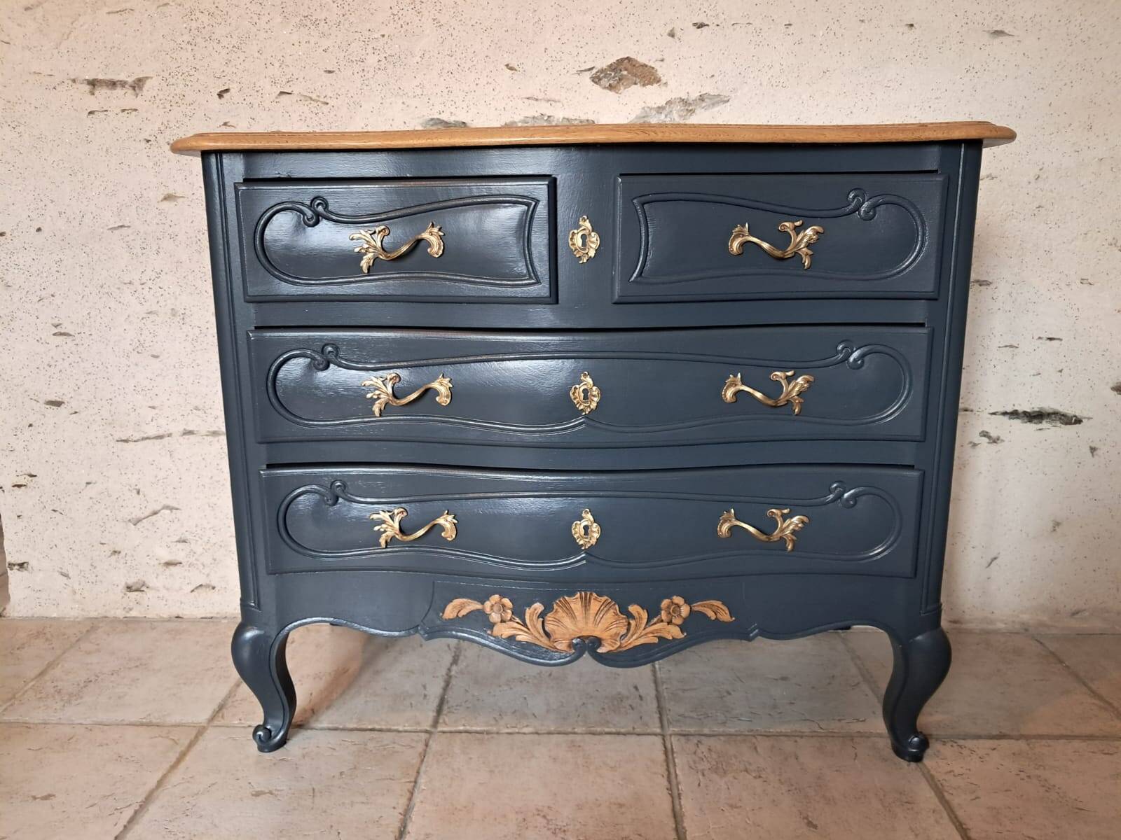 Louis XV style chest of drawers