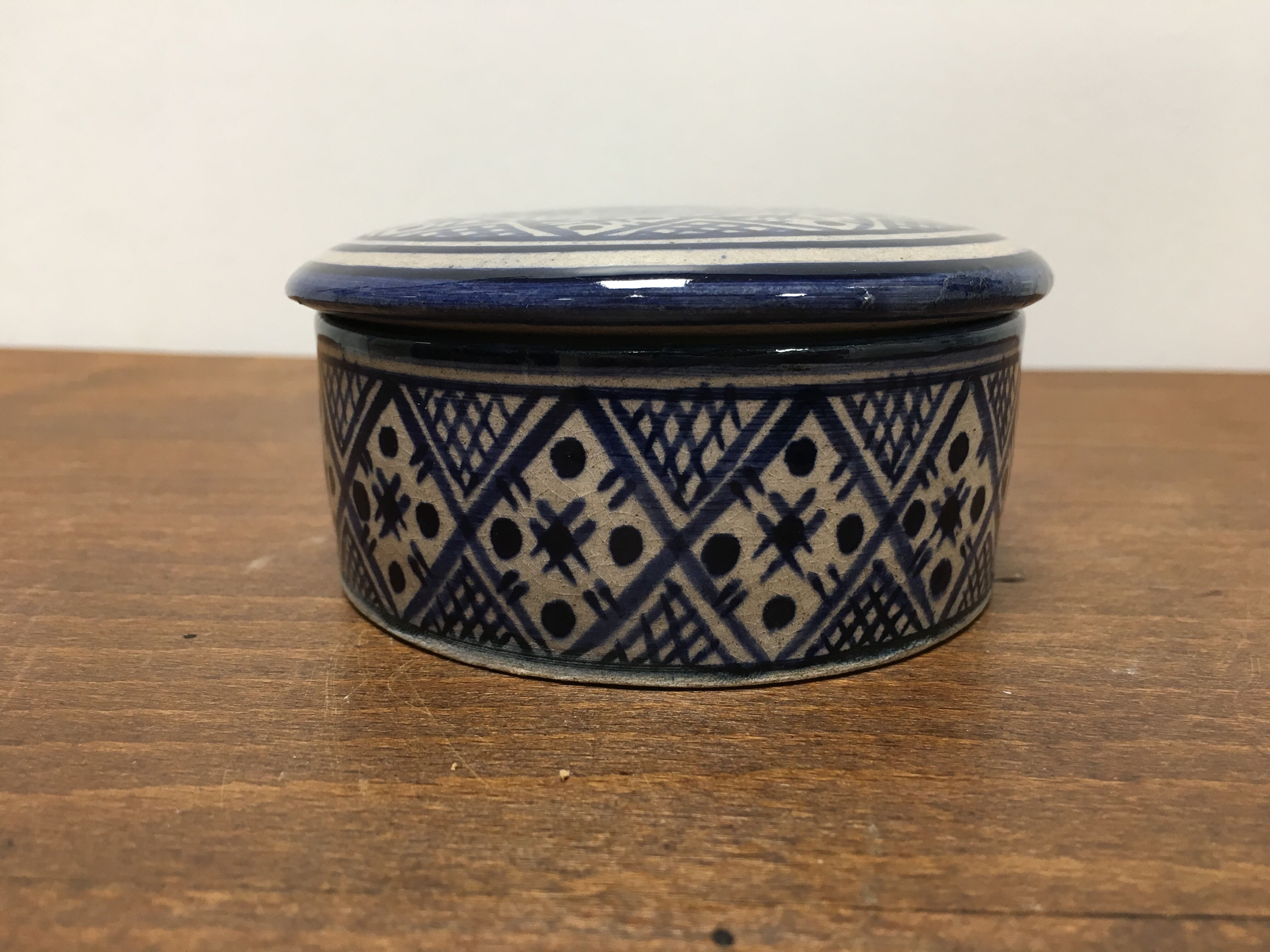 Moroccan ceramic box