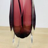 Vase Sommerso Murano violet, soliflore