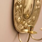 Mid Century Swedish Brass Sconce