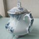 Sugar bowl in Saint Amand ironstone