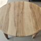 Table ronde extensible art déco