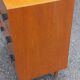 Vintage chest of drawers in gilded oak from the 50s 3 drawers feet bobbin