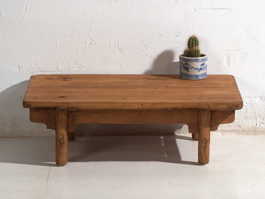 Antique pine coffee table – China, circa 1930