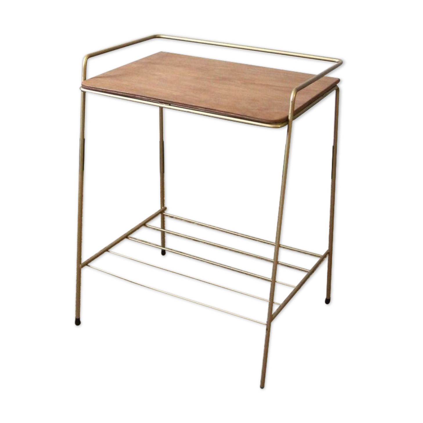 Vintage golden bedside