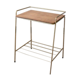 Chevet vintage doré