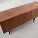 Scandinavian classic teak high sideboard with drawers, 1960s