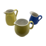 Lot of 3 pitchers ceramic vintage
