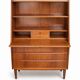 Scandinavian teak secretary, Danish manufacture, 1960s.