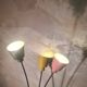 Lampadaire 3 feux vintage