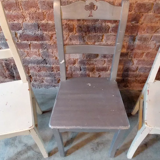 Set of 3 country chairs