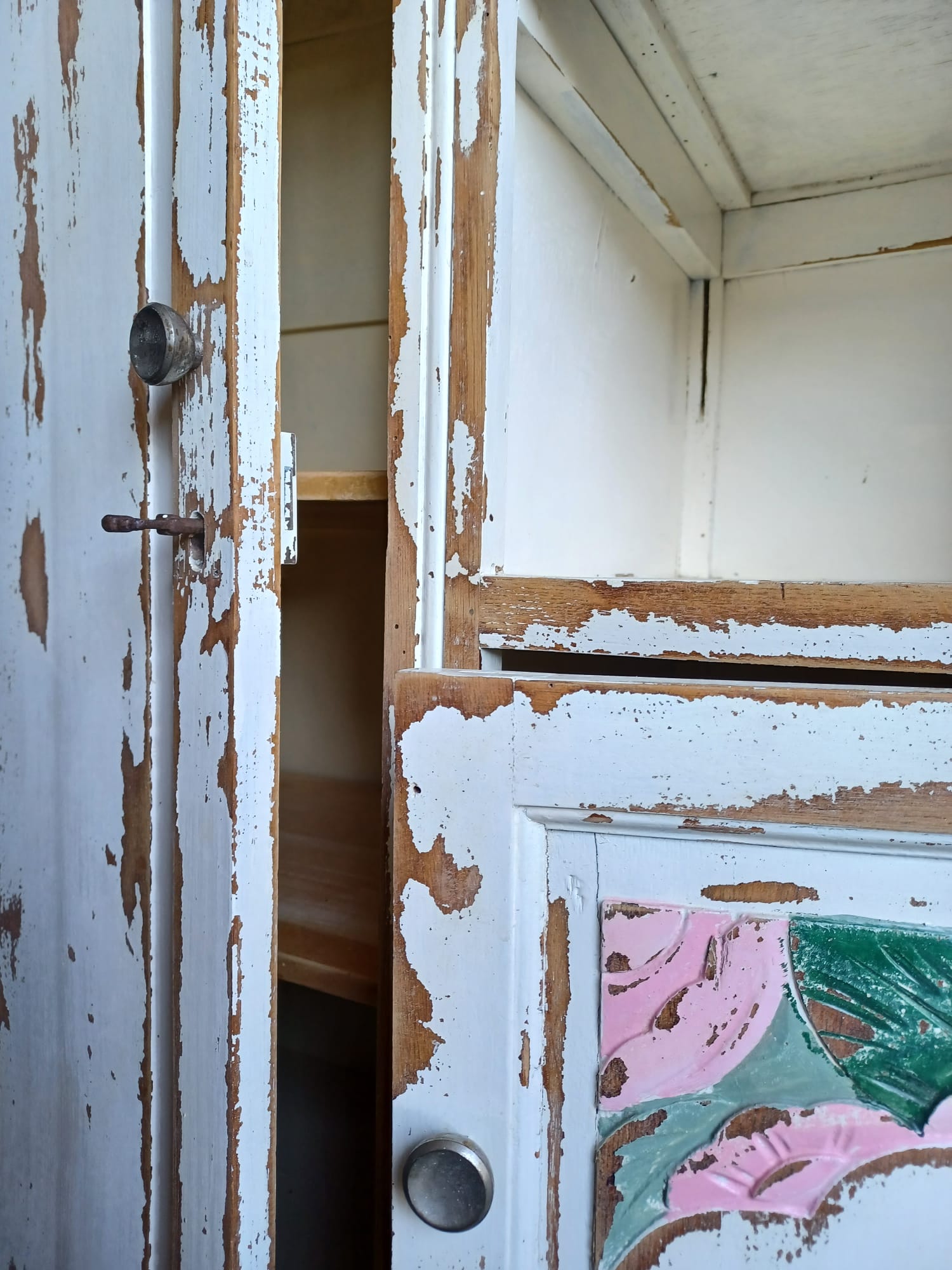 Asymmetrical Parisian art-deco wardrobe