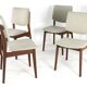 Set of 4 dining chairs 'Overpelt' - mid century dutch design in teak