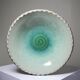 Large Westraven Utrecht vintage glazed terracotta fruit bowl from the 50s
