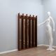 Vintage 1970s La Moderna Wood Entryway coat rack with mirrors