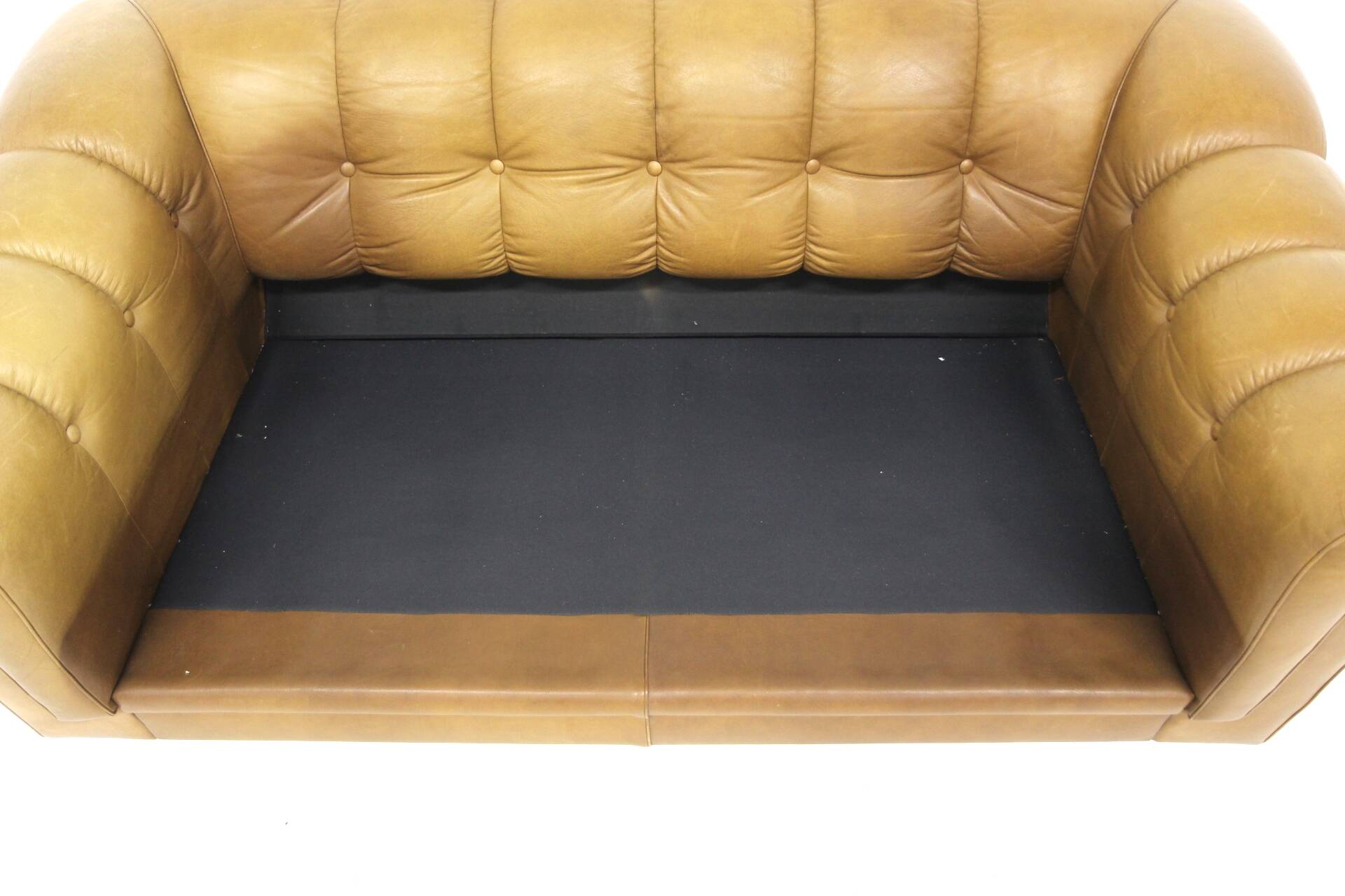 Vintage leather sofa, Sweden, 1990s